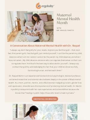 Ergobaby - Maternal Mental Health Resources