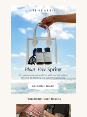 JS Health Vitamins - Bloat-Free Spring 💚