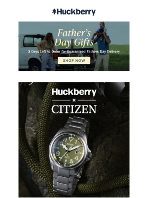Huckberry - Only 300 Made: Huckberry x Citizen