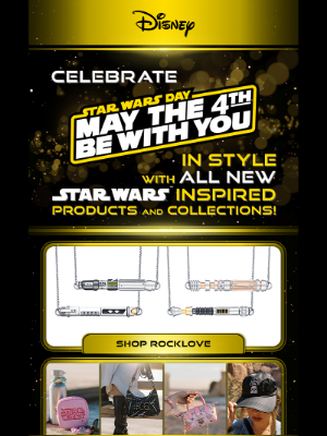 Disney - Celebrate May the 4th in style with STAR WARSᵀᴹ inspired products!