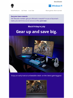 Dell - Get ready to score big | Black Friday in July