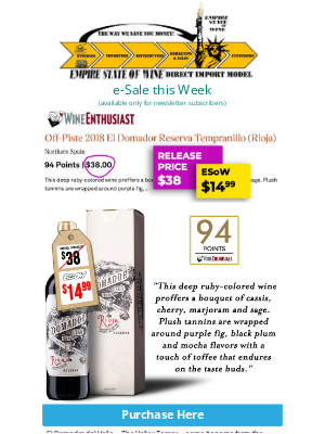 Sherry-Lehmann Inc - Now under $15 (was $38) 94 pointer Rioja Reserva