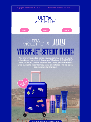 Ultra Violette - Just landed: the Vi-Cation Case
