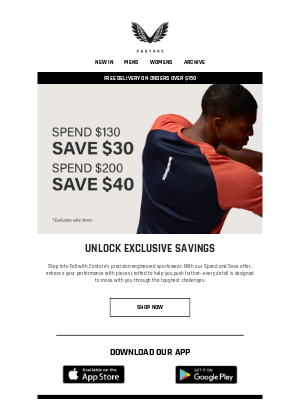 Castore - Spend and Save on Performance Wear