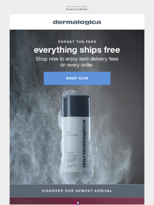 Dermalogica - Zero delivery fees. 2 days left. ⏰