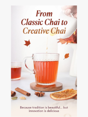 Plum Deluxe - Which chai do you prefer, classic or creative?