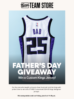 Sacramento Kings - 🚨Win a Custom Kings Jersey!