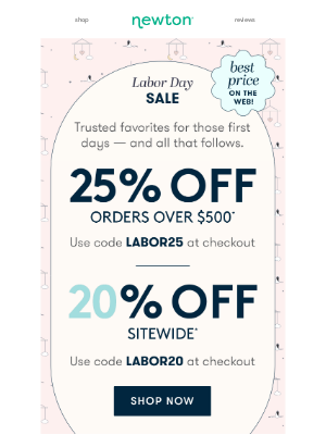 Newton Baby - 20% OFF Best Sellers for Safer, Better Sleep 💤