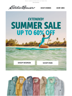 Eddie Bauer - Shirts, Shorts & More - Up To 60% Off!