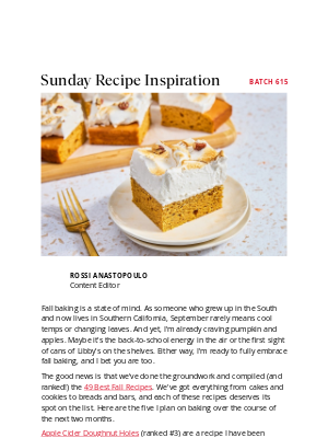 King Arthur Baking Company - Fall Baking Starts Now!