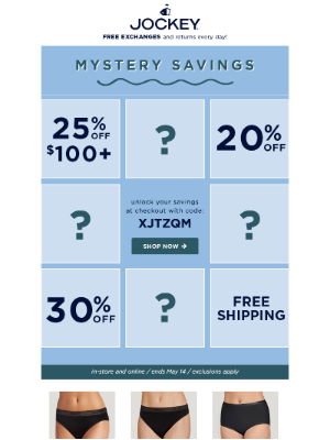 Jockey - 🔑 The key to saving big: Claim your mystery deal now!
