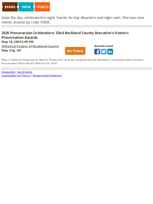 Brown Paper Tickets - New Events in Your Area - April 14, 2025
