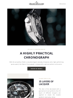 Jaeger-LeCoultre - A new interpretation of the Polaris Chronograph