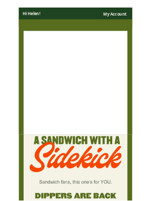 Panera Bread - Soup + sandwich attached at the DIP 🤝
