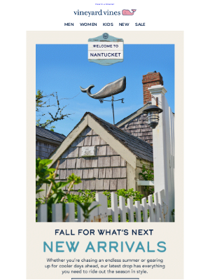 Vineyard Vines - NEW ARRIVALS: Fall’s First Look