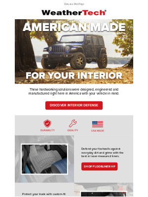 WeatherTech - We Never Left