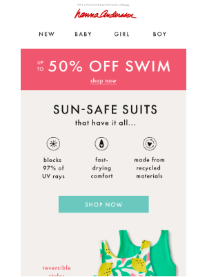 Hanna Andersson - 😎Up To 50% Off UV-Blocking Suits😎