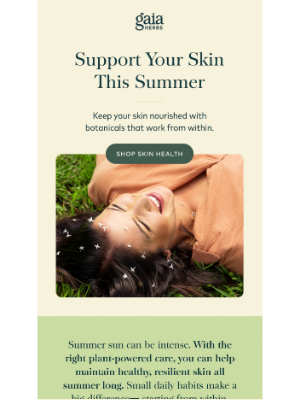 Gaia Herbs - Summertime Skin Support 🌞