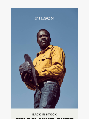 Filson - Restocked: Field Flannel in Classic Colors