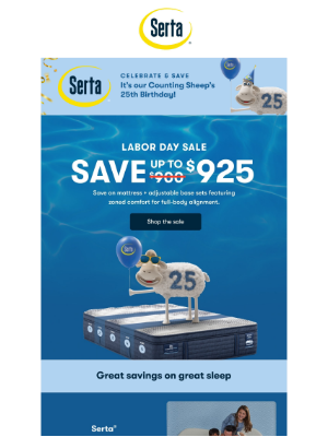Serta - Don’t miss the Labor Day Sale