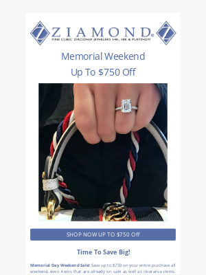 Ziamond - 🇺🇸 Memorial Weekend Sale 🇺🇸