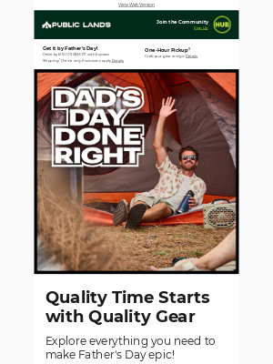 Public Lands - 🎁 For the dad who's always up for adventure...