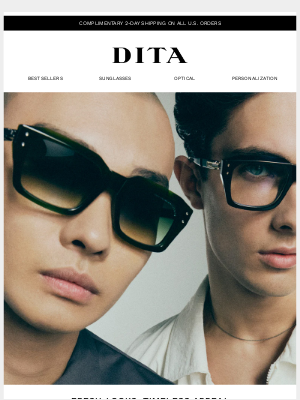 DITA Eyewear - New Arrivals, Fresh Colorways: Redefine Your Style