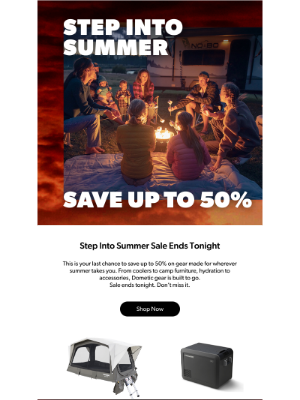 Final Hours: Step Into Summer Sale Ends Tonight