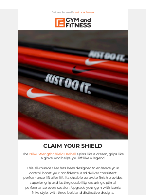 Gym and Fitness (Australia) - Product Spotlight | Nike Strength Shield Barbell