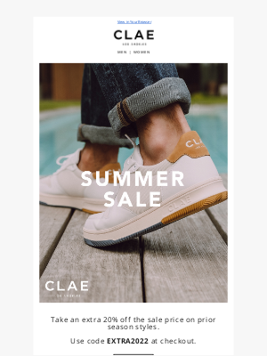 CLAE - Extra 20% Off Sale