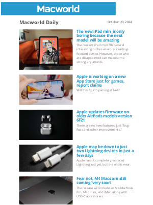 Macworld - The new iPad mini is only boring because the next model will be amazing