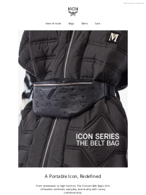 MCM - ICON Series: The Fursten Belt Bag