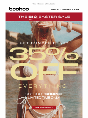 boohoo (United Kingdom) - Get summer ready ☀️🐚🌊