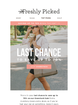 Freshly Picked - 🚨 LAST CHANCE FOR 70% OFF! 🚨