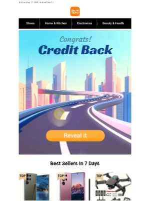 Temu - Your Purchases Return Credits