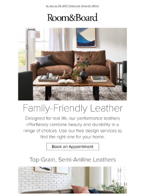 Room & Board - Our top family-friendly leather options