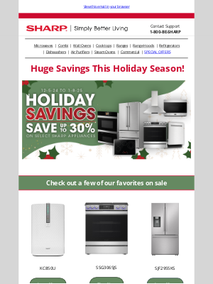 Sharp - Celebrate The Season With Sharp Savings💰