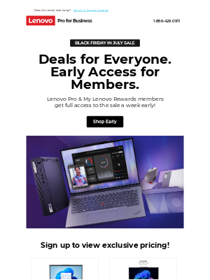 Lenovo - Surprise! Black🖤 Friday starts NOW!