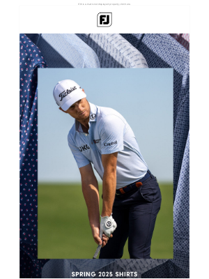 FootJoy - Time for a Shirt Refresh ⏱️