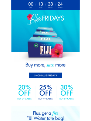FIJI Water - Last chance to receive a free FIJI Water tote bag!