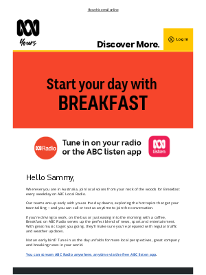 Australian Broadcast Corporation - This might be the best part of your morning ☀️