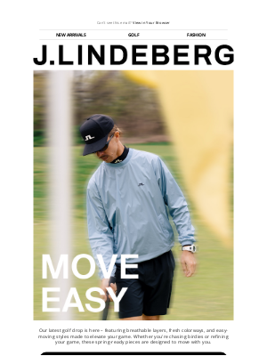 J.Lindeberg - Fresh New Golf Styles for Spring