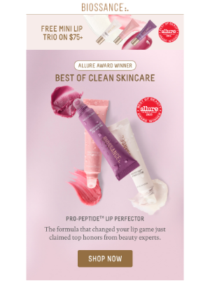 BIOSSANCE - 3 FREE lip balms 💋 ends tomorrow!