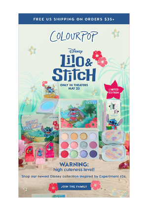 ColourPop Cosmetics - NEW! Disney Lilo & Stitch Collection 🐚🌺🌊