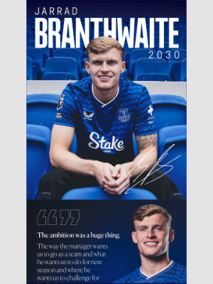 Everton - Jarrad Branthwaite 2030 ✍️