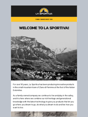 La Sportiva - Save on your first purchase