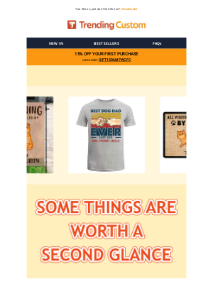 TrendingCustom - Surprise! Here’s a little something extra for you . . .🎁