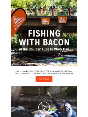Kelty - Fishing With Bacon?? 🐟
