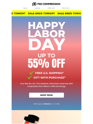 PRO Compression - Happy Labor Day 💝 Treat yourself to all-day comfort