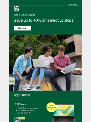 HP (Australia) - Back to School Deals: Up to 40% Off*